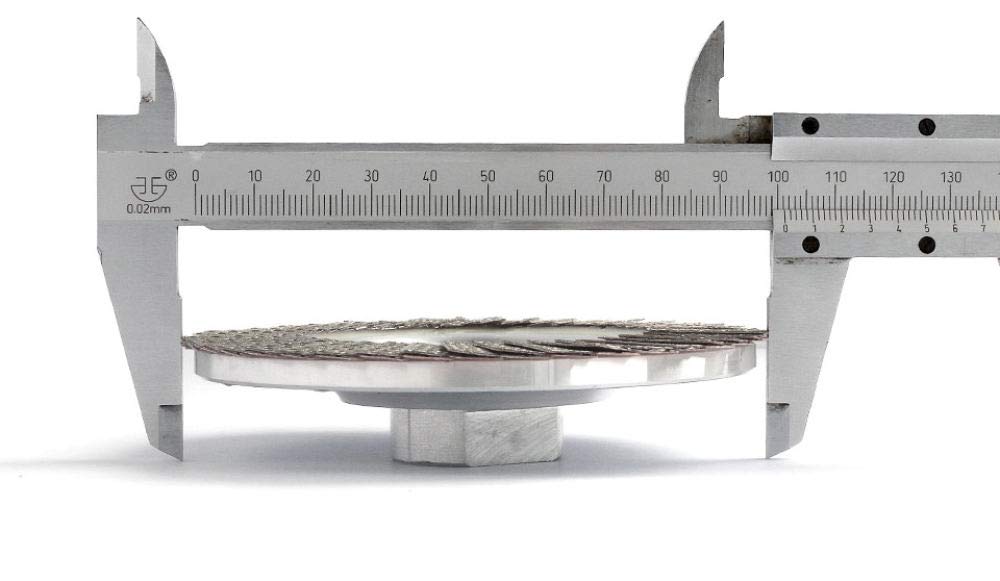 Disco de aleta de diamante 4 pulgadas M14 o 5/8-11 Adaptador de metal de rosca Disco de aleta de muela de esmerilado electrochapado de diamante Herramienta abrasiva, M14,60