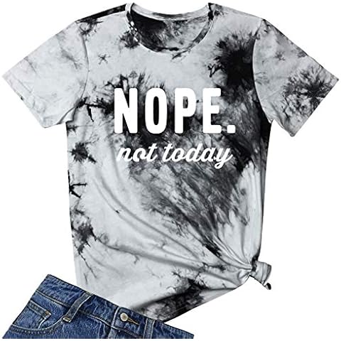 YITAN Women's Tie Dye T-Shirt Cover