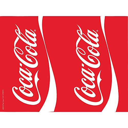 Tervis Coca-Cola – Copo de lata de coque com envoltório e tampa vermelha, 680 g, transparente