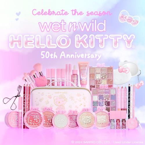 Wet n Wild Hello Kitty Makeup Sponge - 3D Design for Seamless Streak-Free Application, Cruelty-Free & Vegan