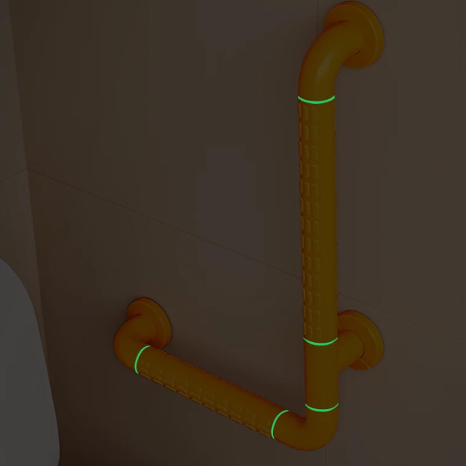 Maniglione Di Sicurezza per Doccia – Corrimano Antiscivolo per Anziani E Disabili – Maniglia Robusta In Acciaio Inox(White,70 * 70cm)