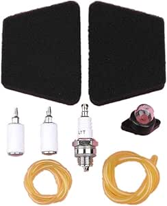 Chainsaw Parts Chainsaw Maintenance Kit - Air Filter, Fuel Filter, Primer Bulb & Spark Plug For McCulloch, Poulan & More McCulloch Poulan Chainsaw Repair Kit Air Filter Primer - Foto 4