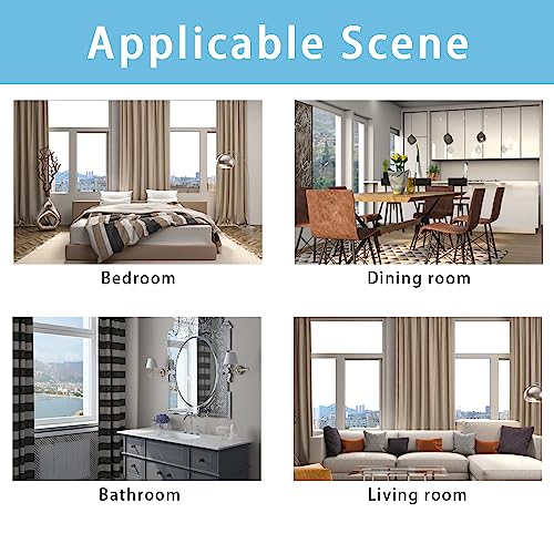 Amebleak 6 Stück Fliegengitter Fenster, 150x130cm Insektenschutz Fenster mit 6 Rollen Selbstklebend,Moskitonetz für Fenster, Netz für Schützen die Familie vor Insekten(Schwarz)