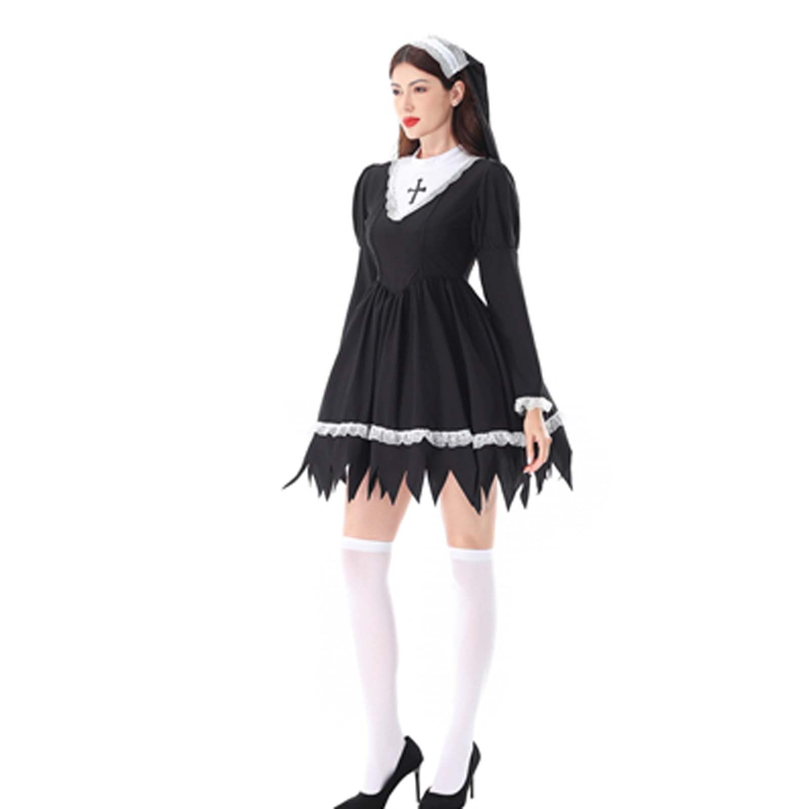 Generisch Gotycki średniowieczny strój cosplay na występy Halloween