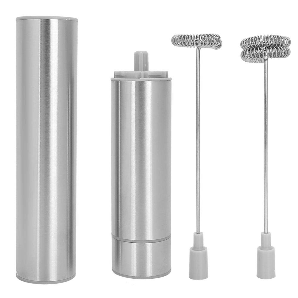 19000RPM Electric Egg Beater Handheld Portable Stainless Steel Milk Frother Immersion Hand Blender tery Powered Kitchen Tool