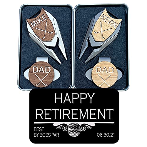 Retirement Golf Gift | Personalized Golf Ball Markers ...