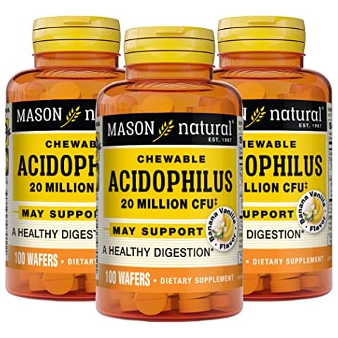 MASON NATURAL Acidophilus Chewables Cover