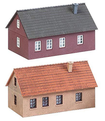 Maisons briques FALLER 2 pièces : kit de construction de bâtiments pour diorama - 3