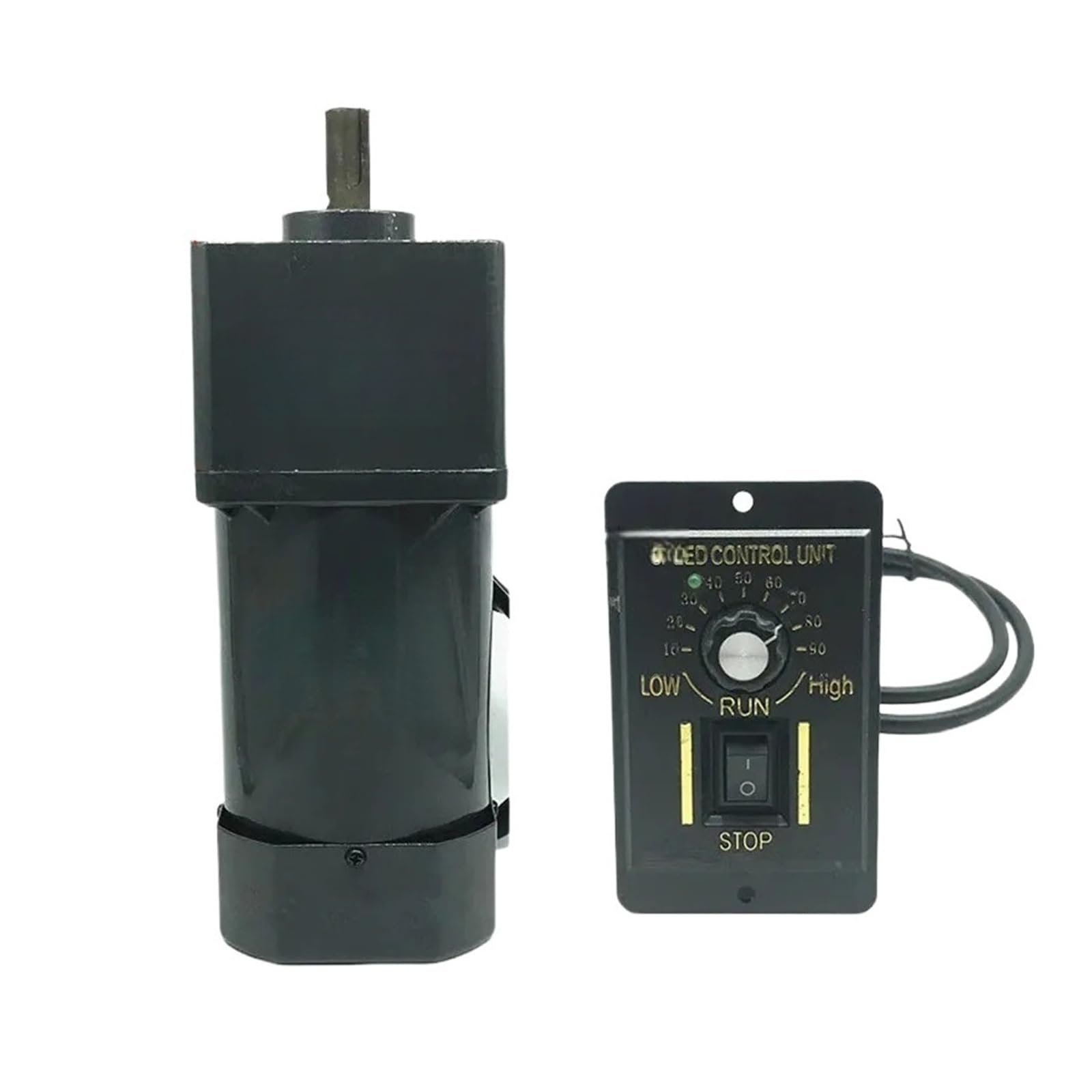 Moteur monophasé 250W avec boîte de vitesses 104x104mm à couple élevé