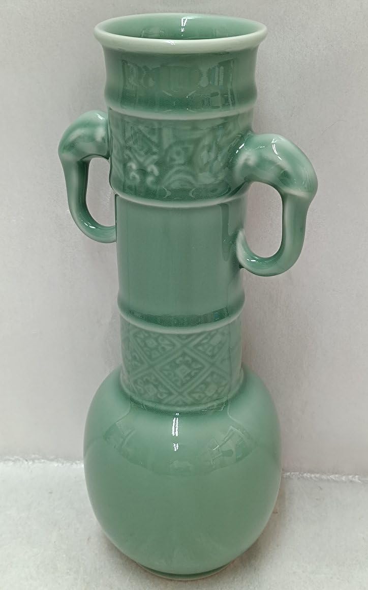 Amazon.co.jp: 品 茶道具 寿ゞか焼 清宝窯 陶器花入れ花瓶花器