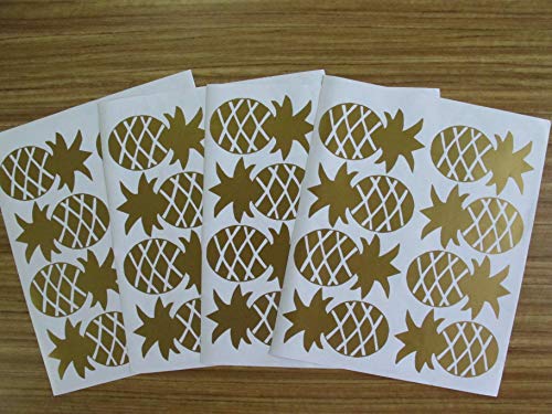 Set de 32 Vinilos Decorativos Piña Dorada para Niños miniatura 4