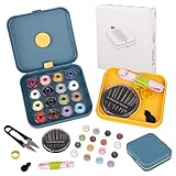 😊【Ampliamente utilizado】Kit de hilo de coser creativo para varios accesorios de costura necesarios, ampliamente utilizado, como sostener una caja de costura, conveniente para sastres o aficionados a la costura. Adecuado para manualidades caseras, costura, costura, ropa, diseño de bricolaje.