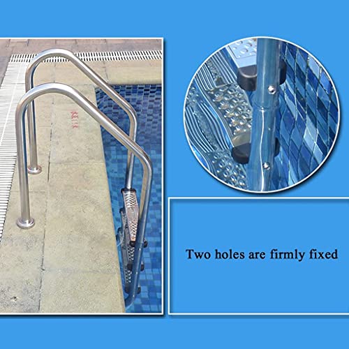 Barandilla para piscina de acero inoxidable 2 peldaños miniatura 5