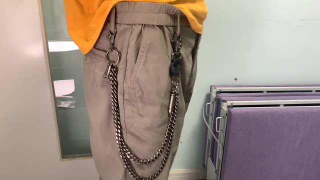 MiDube Long Wallet Chain Biker Punk Key Chains Hip Hop Skull Pant