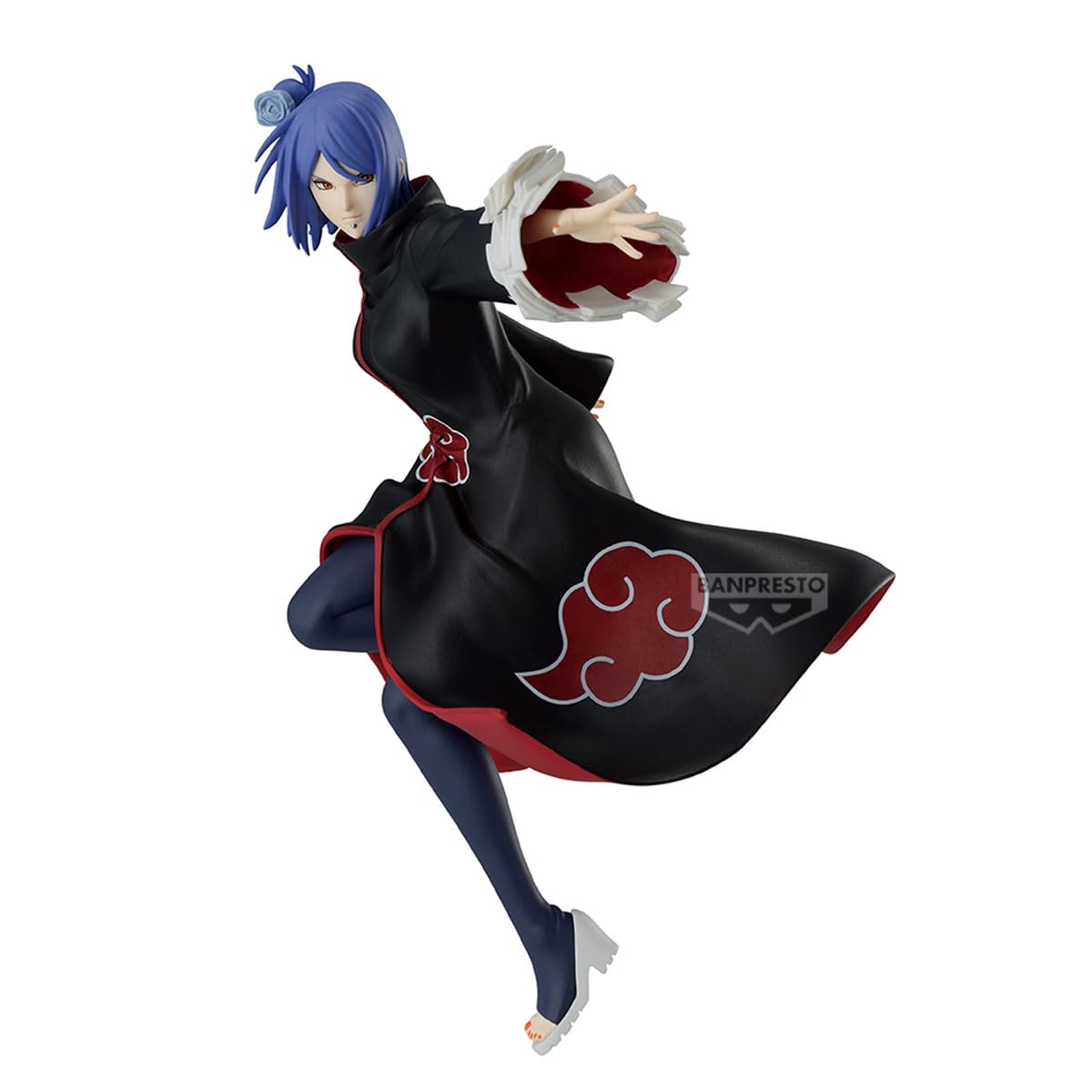 Banpresto Konan Naruto Shippuden Action Figure, Vibration Stars 15 cm, Multicolor BP29185P, Collectible Figure