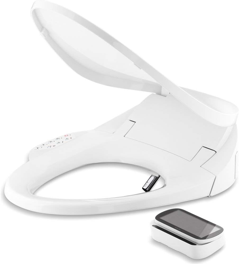 K-4108-0 C3 230 Elongated Bidet Toilet Seat with Touchscreen Remote Control, White