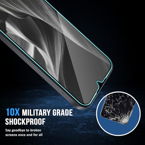Image of FIRST MART Military-Grade Gorilla Tempered Glass For Poco C85x (6.9 Inch) With Edge To Edge Screen Coverage and Easy Installation Kit| Black