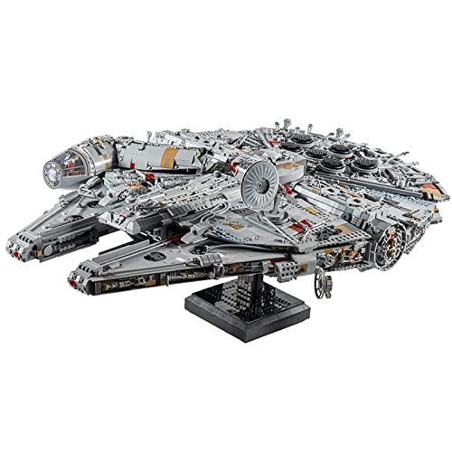 YLPCK Die ultimative Technologie Millennium Falcon Interstellar Raumschiff-Bausatz, 12688 große Raumschiff-Bausätze…