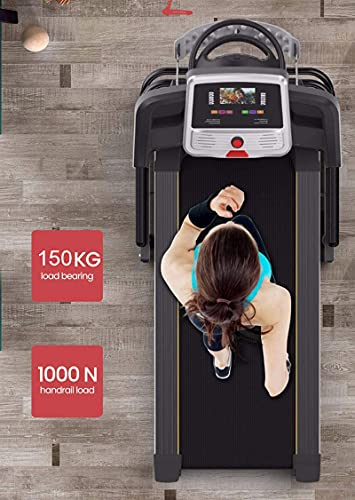 Image of Treadmill, ltifunctional ldable ectric eadmill ofessional m me Lent ock-Absorbing eadmill fi uetooth dio Inch D reen 12 /H, gnetic fety ck