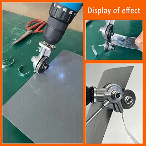 Electric Drill Shears Attachment Cutter Nibblers, Metal Cutter, Sheet Metal Cutter, Electric Drill Plate Cutter, Metal Nibbler Drill Attachment Safe And Durable Drill Accessory For Metal Cutting #TOP5