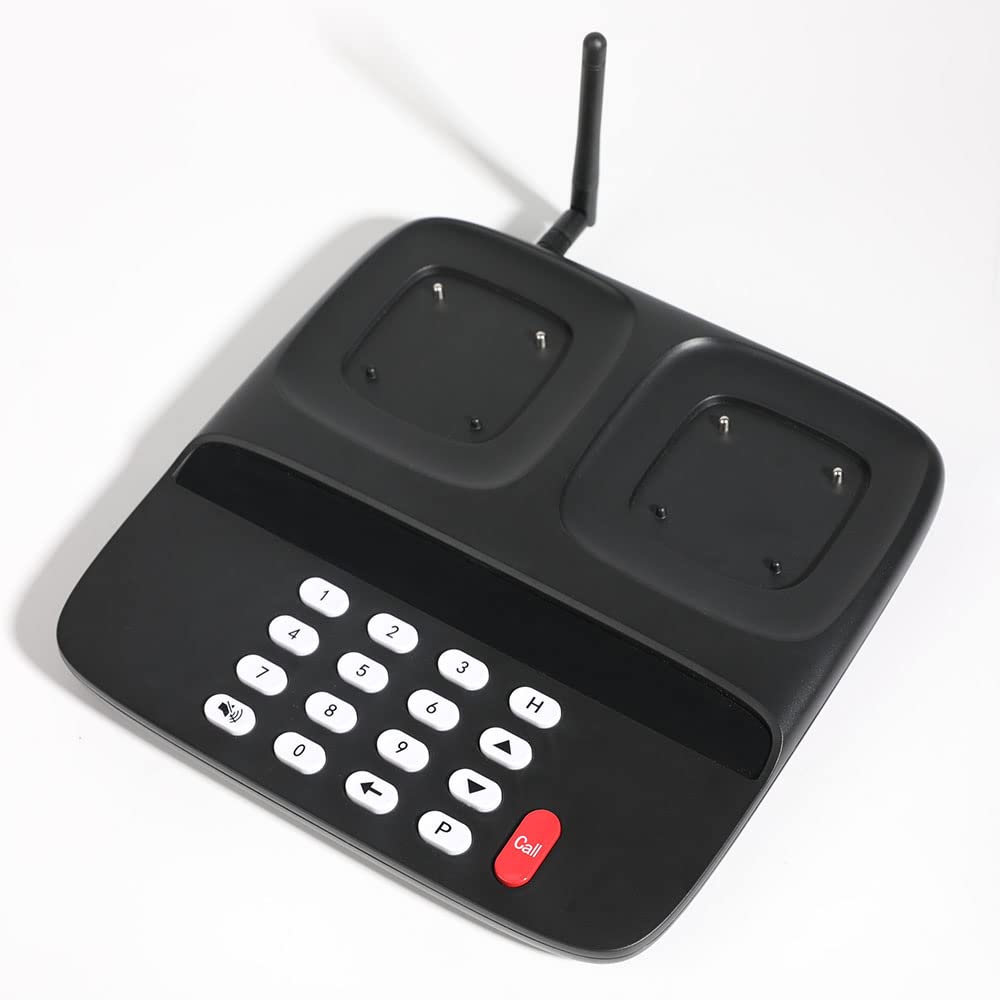 Dilwe SU68Z Wireless Calling System, 1 Keyboard Transmitter and 20