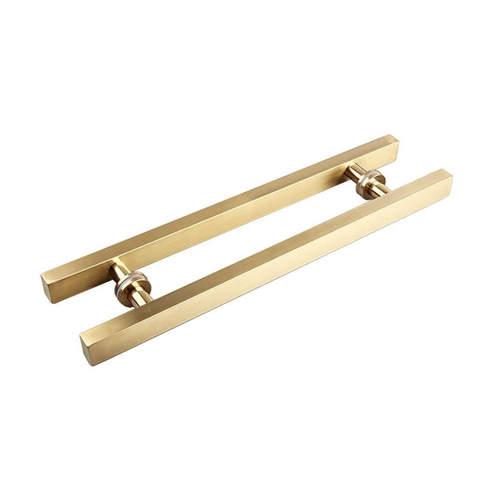 Poignée de porte de bureau en acier inoxydable 800mm titane doré pour ouvrant coulissant