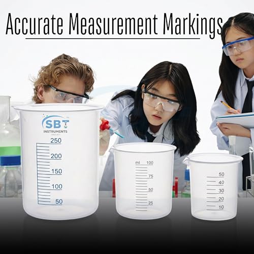 Image of SBT Chemistry Lab Kit 40 Items | Borosilicate Glass & Plastic Laboratory Equipment Set | Science Experiment Kit for Students, Schools, Colleges & Educational Labs
