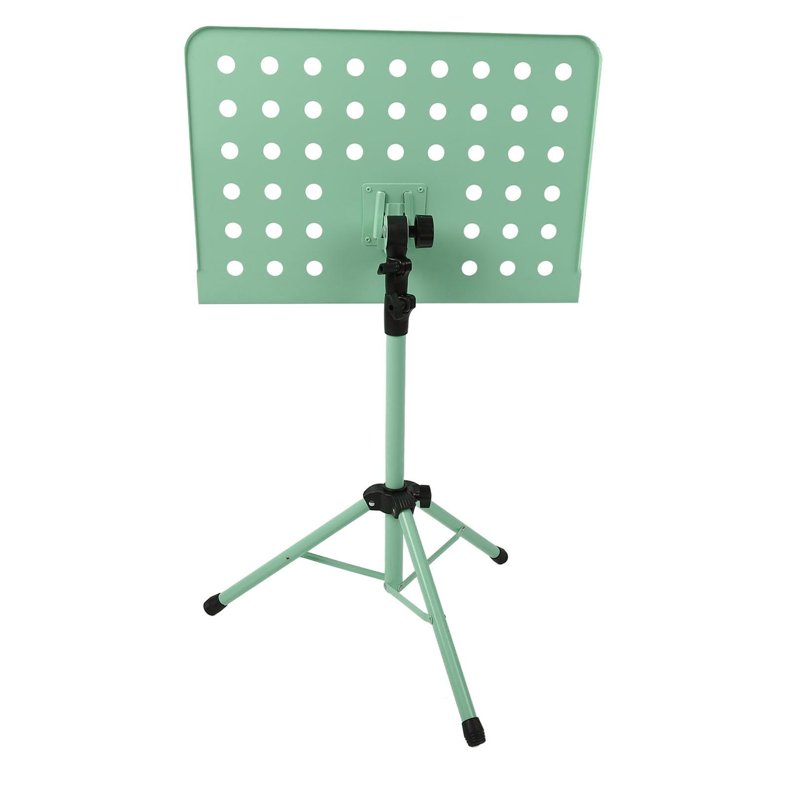 Leggio Regolabile per Spartiti, Design Professionale Portatile per Musicisti e Direttori D'orchestra, Realizzato in ABS e Metallo (GREEN)