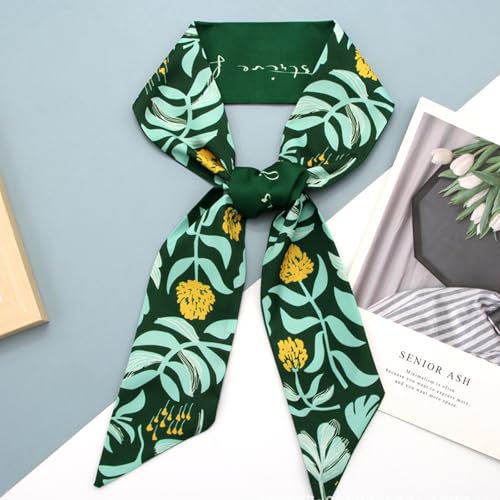 5 Pack Purse Scarf Set,Silk Ribbon Scarves for Bags Head Scarf for Handbag Handle Scarf Band Hair Neck Scarf for Women Fashion Holiday Gifts Wrapping,503