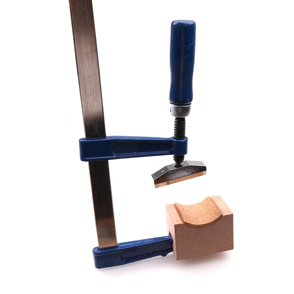 Outil de Presse de Guitare Presser les Frettes avec Blocs en Bois et Mini Clé Hexagonale Facile à Utiliser Outils de Biseau pour Réparer