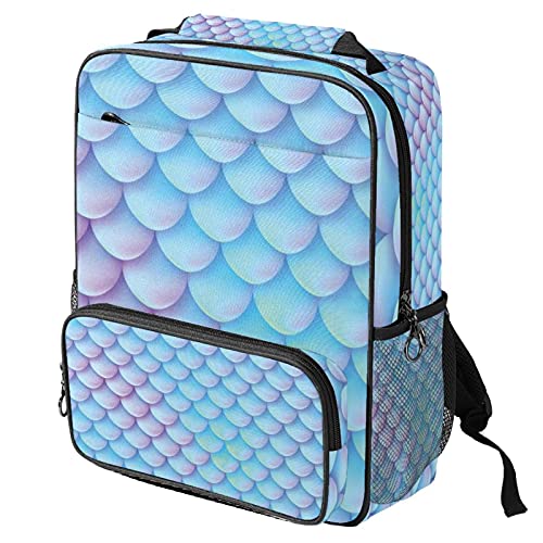 Sac de travail tendance imprimé écailles marine pour protéger son ordinateur portable