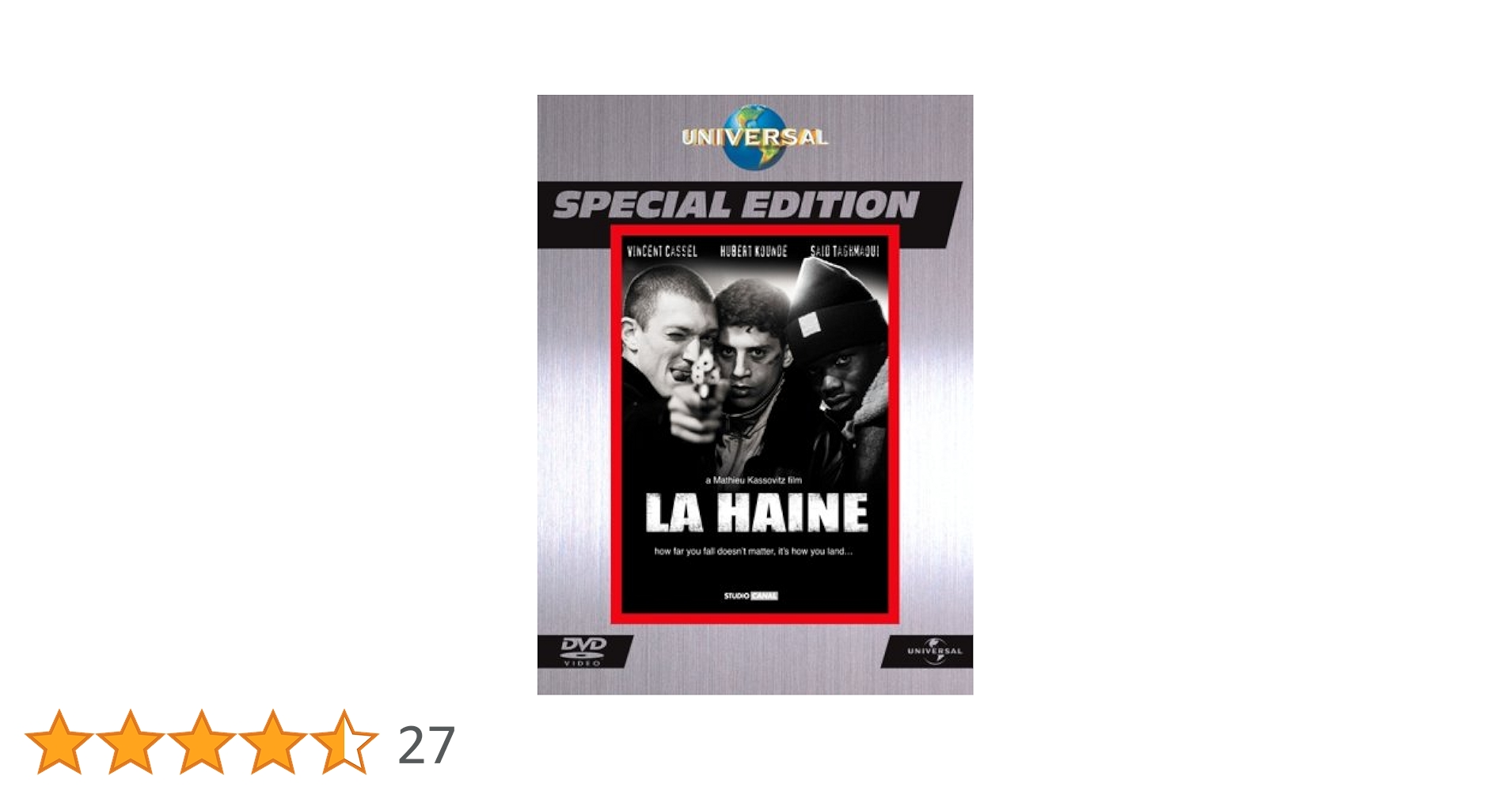 LA HAINE 憎しみ 特別版 DVD Amazon.co.jp: 憎しみ スペシャル・エディション [DVD] : ヴァンサン