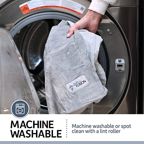 Petfusion Premium Dog Blanket, Cat Blanket | Ultra Soft Pet Blanket Available In Plush Or Quilted, 2 Colors (Grey, Brown) | Perfect Blanket For Small Dogs & Large Dogs. 12 Month Warranty #TOP5