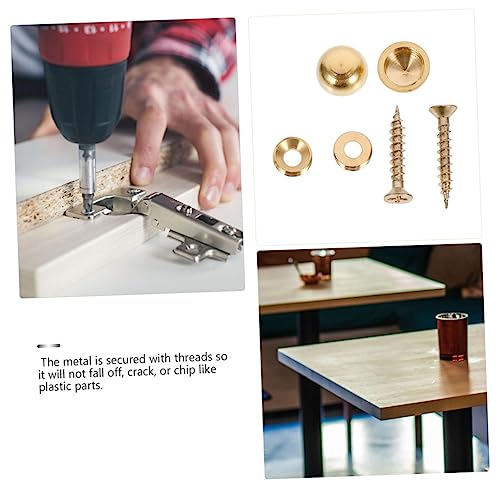 Gatuida 2sets Thickened Self-Tapping Advertising Board Screw Nails Furniture Nails for Glass Signs Acrylic Panels 16pcs*2 miniatura 2