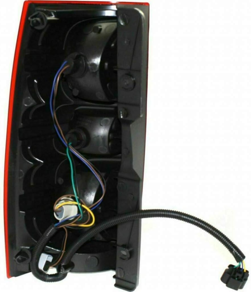 CarLights360 For Chevy Tahoe Tail Light Assembly 2007-2014 Passenger Side w/Bulbs DOT Certified For GM2801196 | 22837924