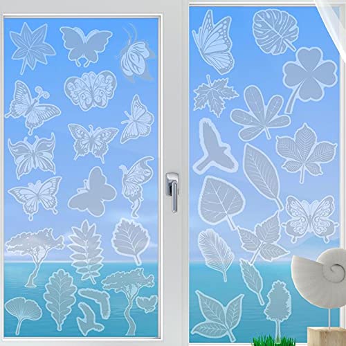 HungMieh Window Decals for Birds Strike, Transclucent Window Clings to