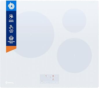 Balay, Induction Hob, 60 cm, 3 Burners, Greyish White, 3EB965WR