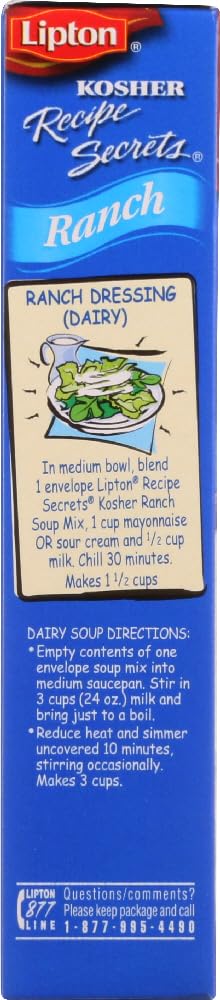 LIPTON - KOSHER RECIPE SECRET RANCH, 2.4 OZ2