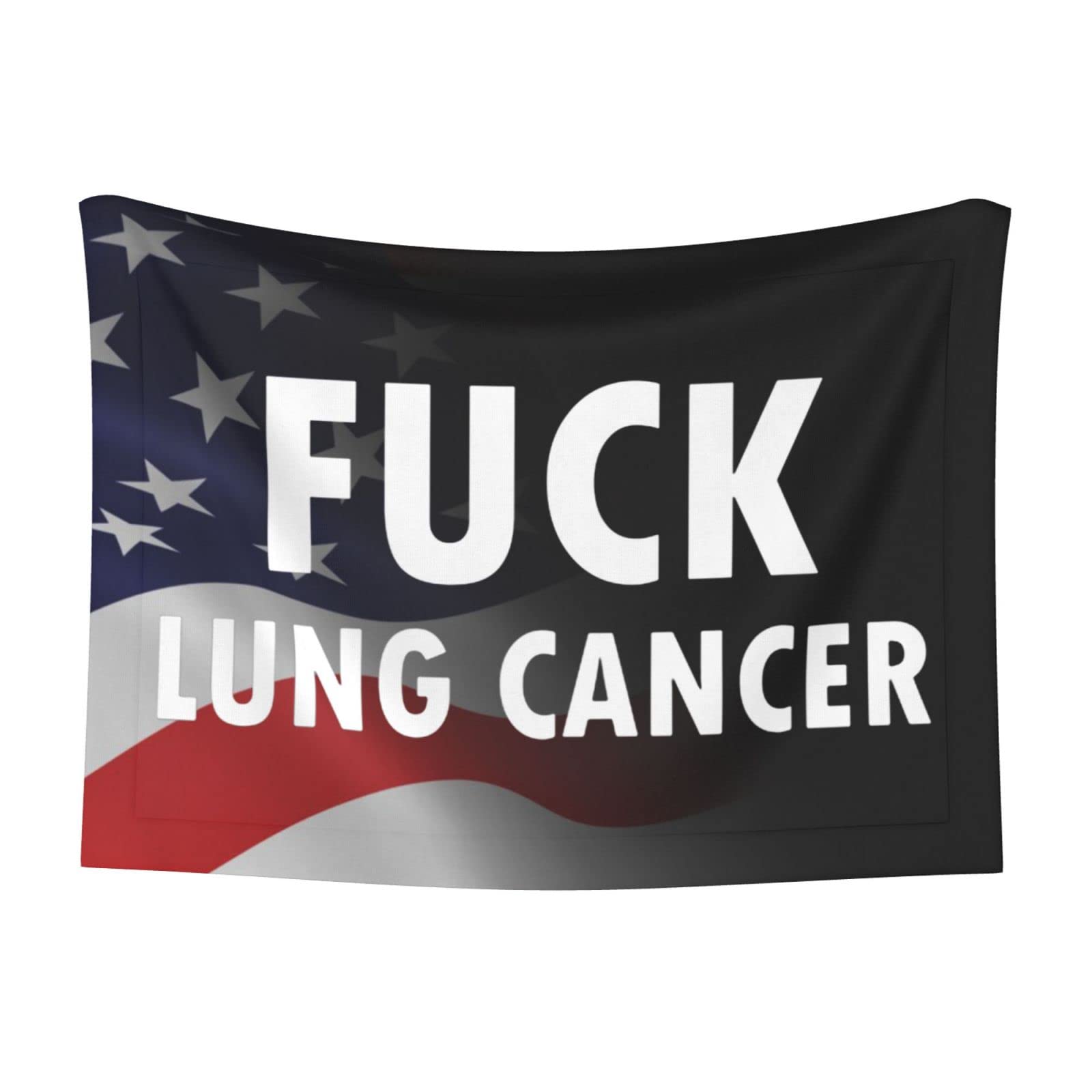Fuck Lung Cancer Soft and Cozy Pet Blanket for Dogs and Cats - Versatile and Comfortable Medium