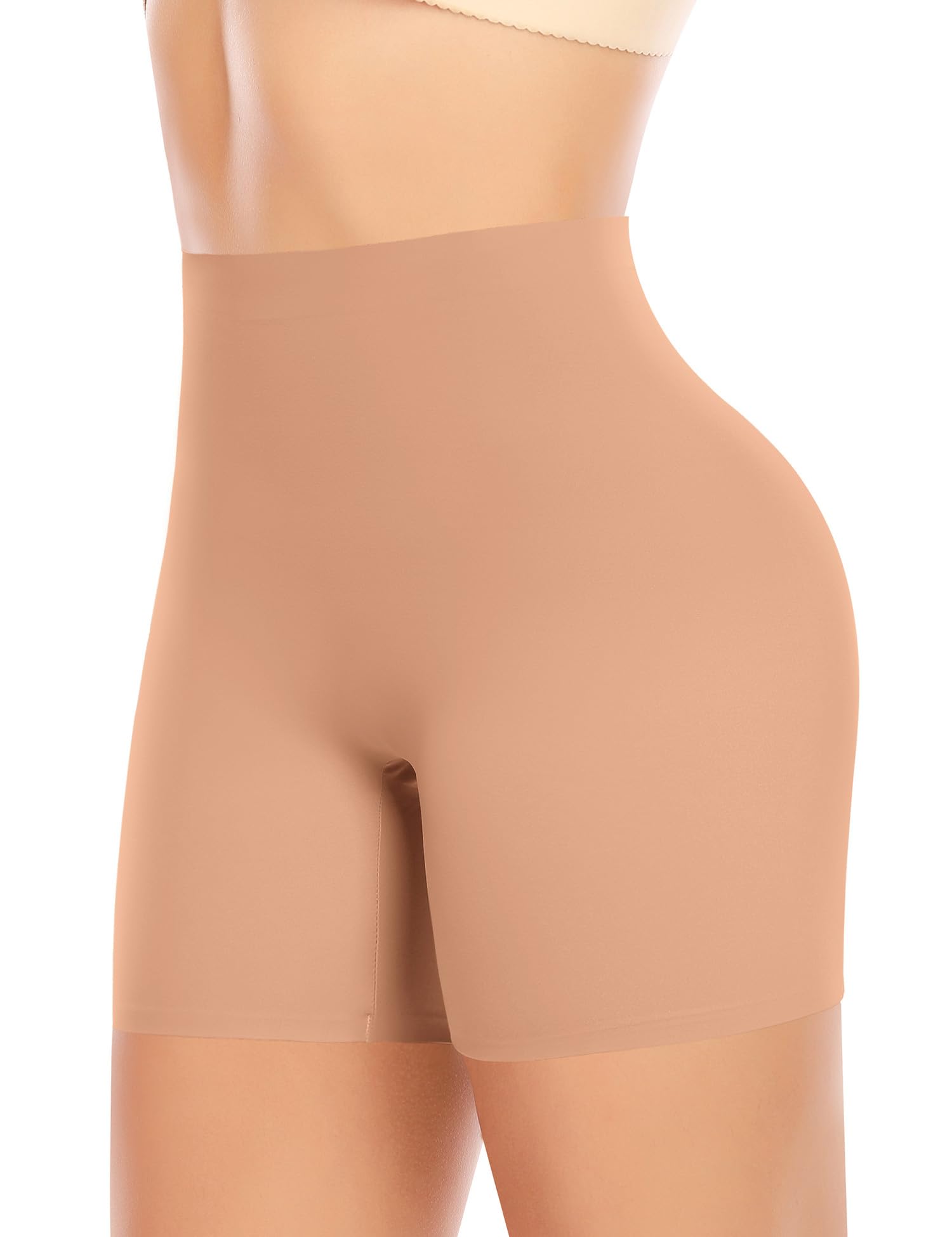 Werena Seamless Shaping Boyshorts Panties for Women Slip Shorts Under Dress Shapewear Shorts