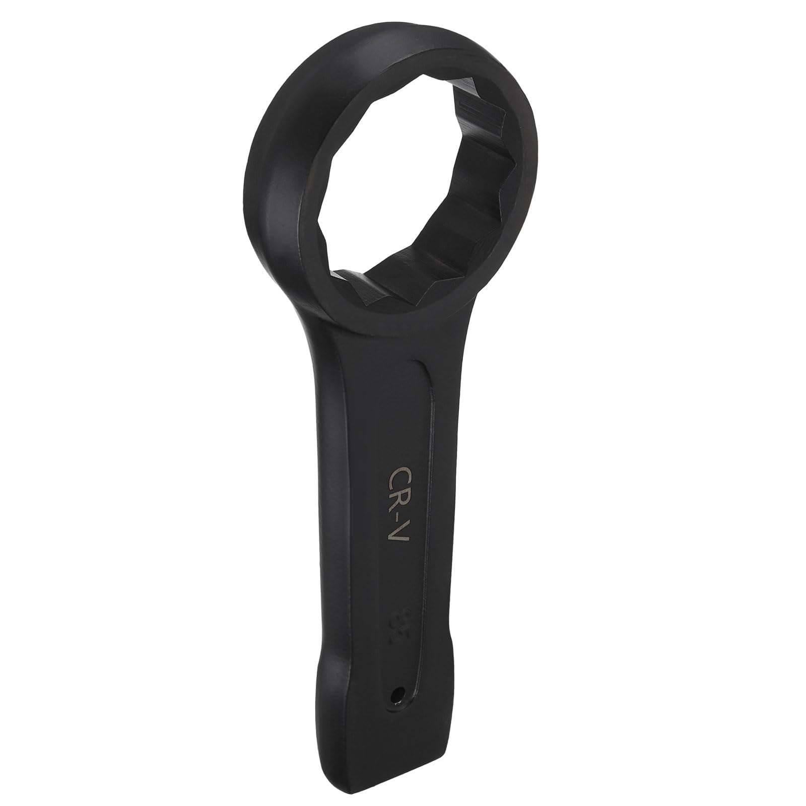 sourcing map Slogging Box End Striking Ring Wrench 85mm Metric CR-V Steel 12-Point Flat Strike Wrench Baking Paint Single Head Spanner Hand Tool for Mechanical Automotive Repair — image 1