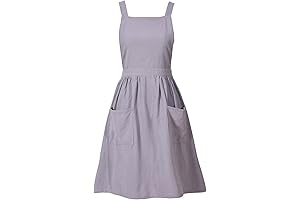 Cotton Linen Pinafore Apron Dress: A Versatile Masterpiece for Home and Hobby