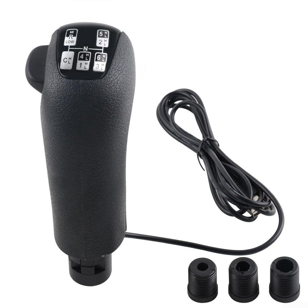 Pommeau de levier de vitesse USB pour Logitech G923 & G29 & G27 & G25 TH8A, haut-bas pour ETS2 pour ATS pour simulateur de camion Scania, accessoire de jeu de course en plastique, noir