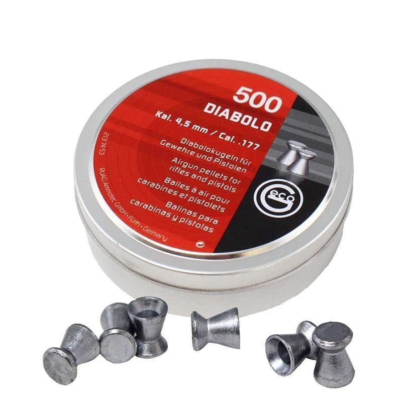 500 Pallini Carbina 4.5mm Cal 177 Daiblo Piombini Testa Piatta Carabine ad Aria Compressa