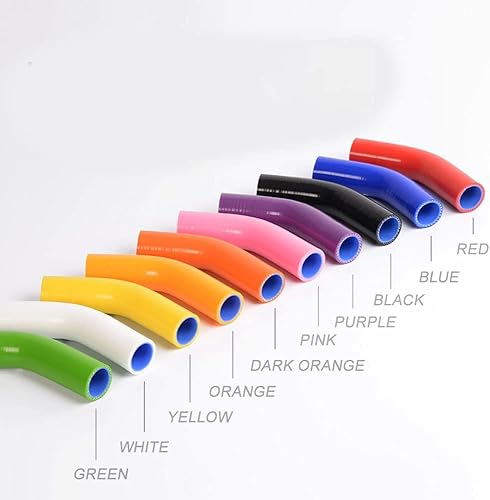 Miniatura 3 de PIT66 Kit de manguera de radiador de refrigerante de silicona compatible con Suzuki GSX-R 600 2006-2008 rojo con abrazaderas