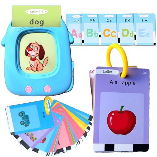 Toddler Learning Toys for 1 2 3 4 Year Old, Pocket Speech Talking Flash Cards with 274 Durable Plastic Sight Words, Montessori Toys for 1+ Year Old, Early Learning Tools, Autism Toy for Boys & Girls