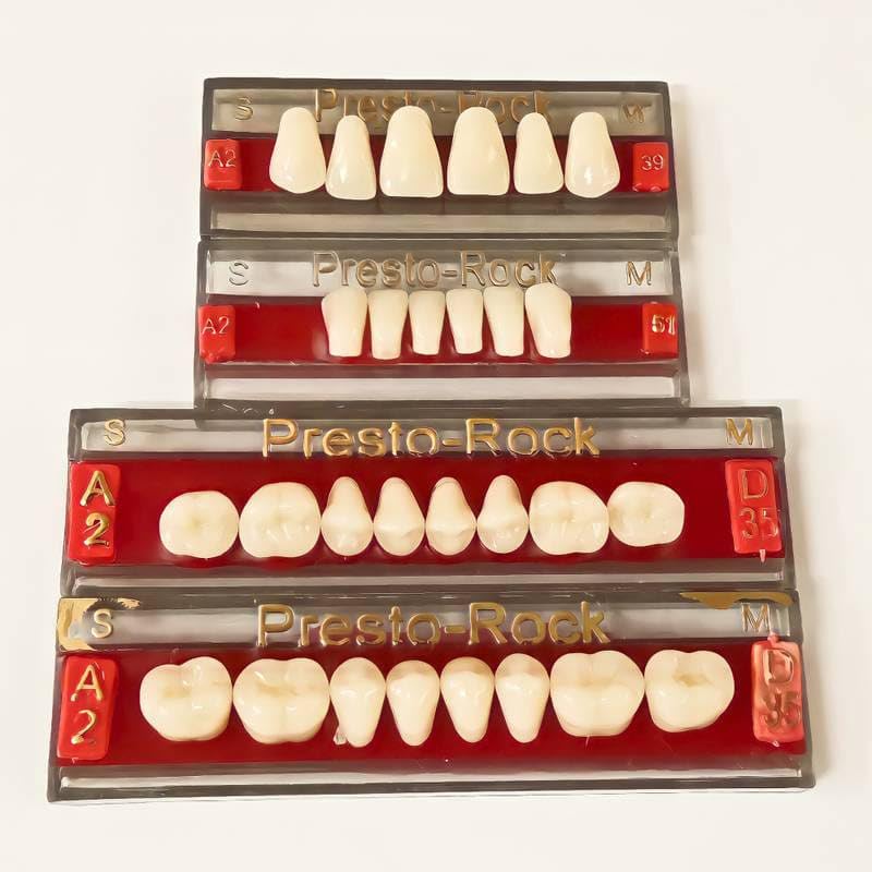 Dental Acrylic Teeth Kit 15 Size A2 Shade/Pack Of 1 Set/Acrylic Denture Teeth Set A2 (15 Size)-image-15