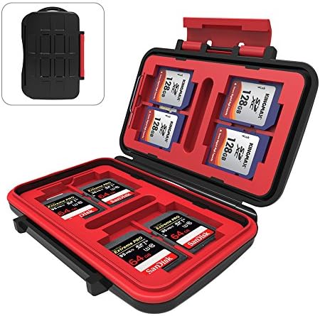 HelloPower 26 Slots Memory Card Case Holder Box SD/CF/MSD/XQD/TF/SDHC SDXC Micro SD Card Storage Carry Case Protector Box Camera Cartridge Waterproof and Anti-dust Box