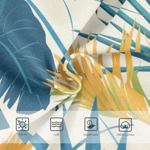 KLL Palm Tropical Pattern Exotic Toddler Boys' Pure Cotton Underwear Briefs Cute Children Undies3