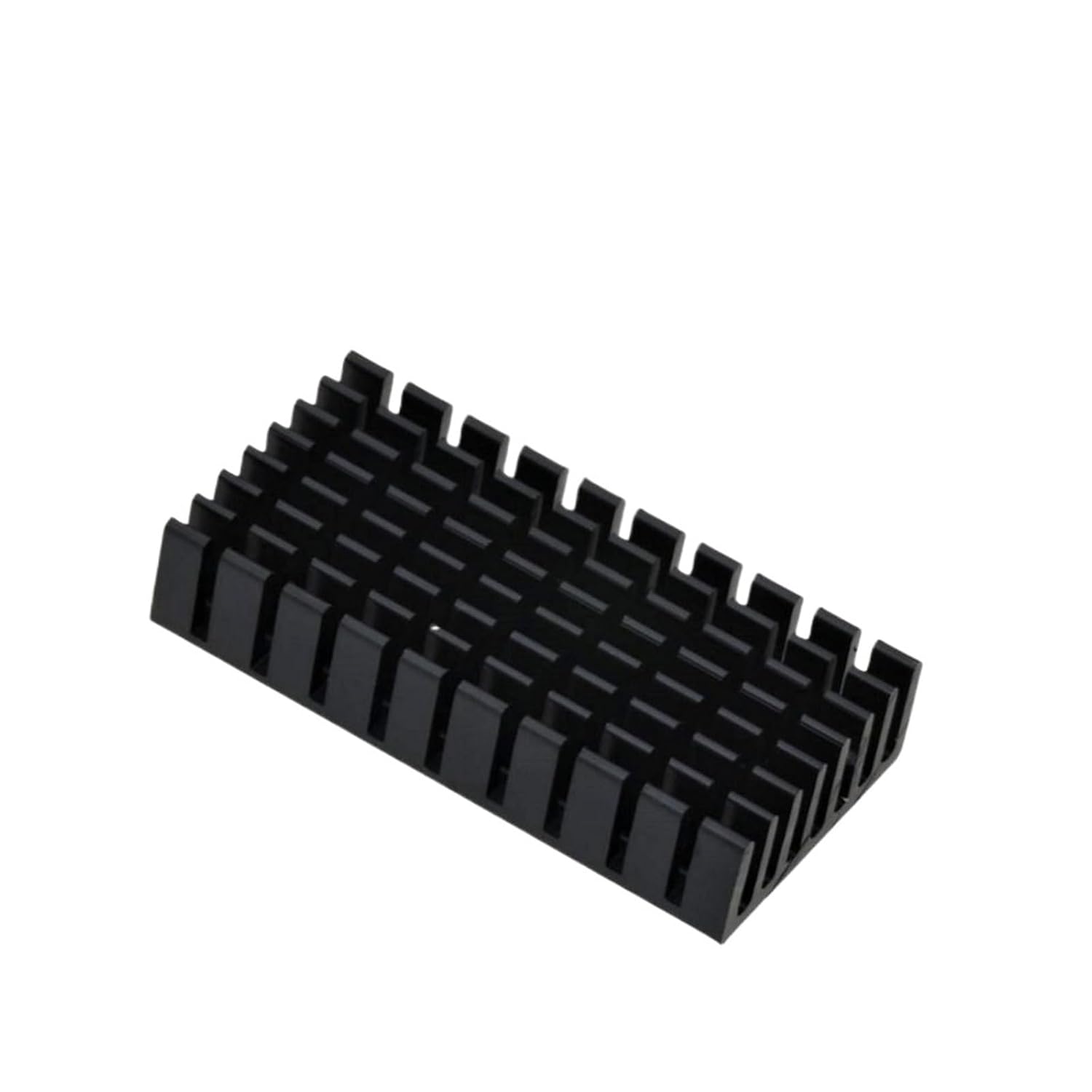 Aluminium Heat Sink 10pcs Heatsink Radiator Cooler Radiator 50x25x10MM Black Slot for Amplifier Transistor